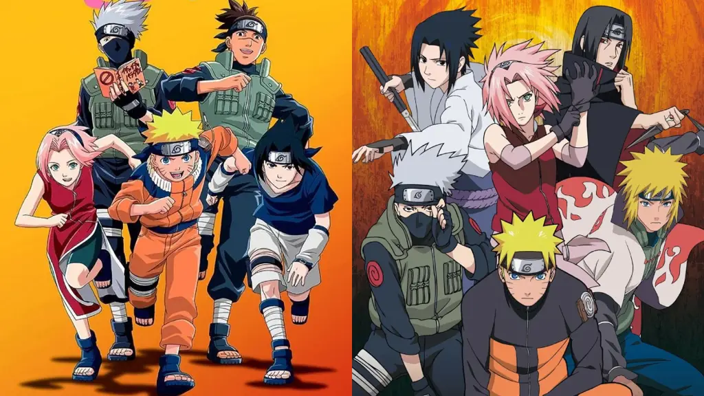 Para karakter Naruto menonton anime bersama-sama