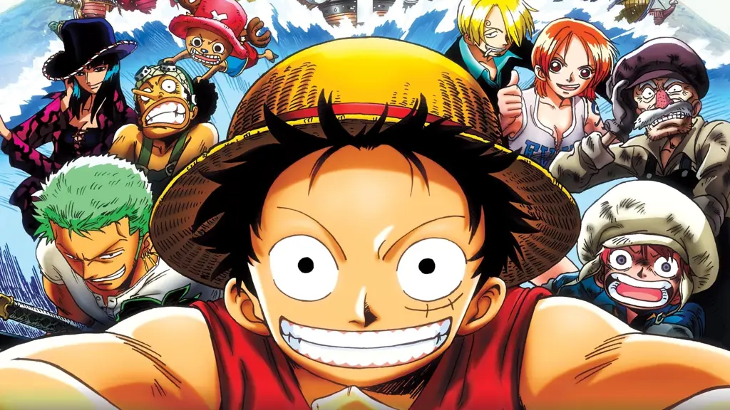 Menikmati One Piece secara Online Gambar seseorang menonton One Piece secara online