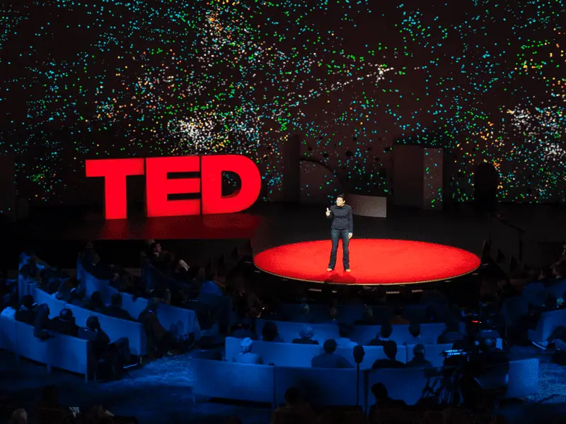 Gambar berbagai pilihan TED Talks dengan subtitle Indonesia