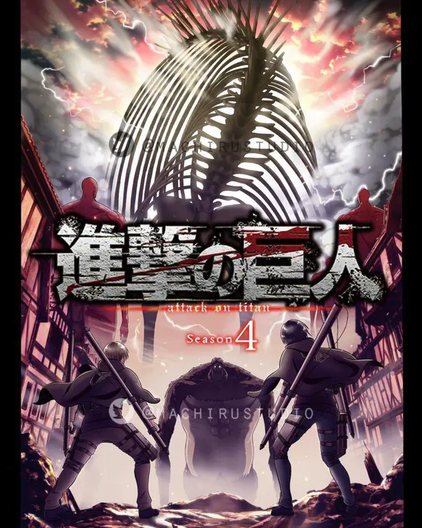 Poster musim final Attack on Titan