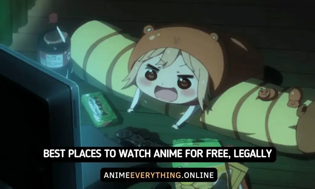 Gambar orang menonton anime secara legal