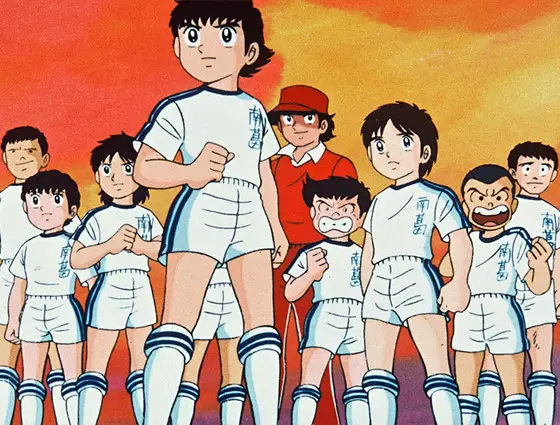 Gambar screenshot dari situs Anoboy yang menampilkan anime Captain Tsubasa