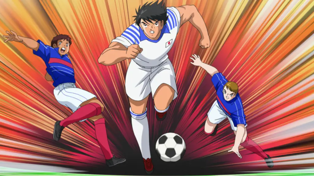 Screenshot Anoboy yang menampilkan Captain Tsubasa