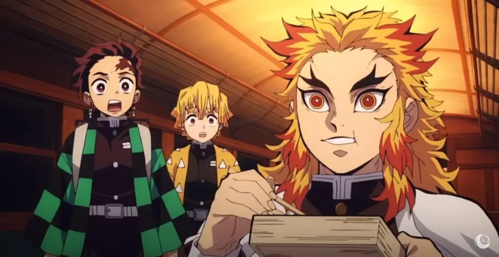 Screenshot Kimetsu no Yaiba di Netflix