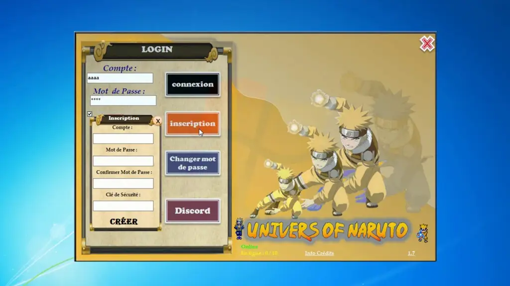 Menonton Naruto secara online Gambar antarmuka layanan streaming Naruto