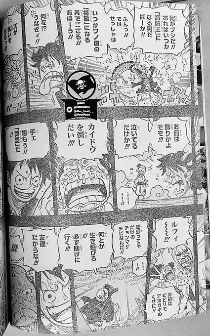 Gambar mentahan scan One Piece