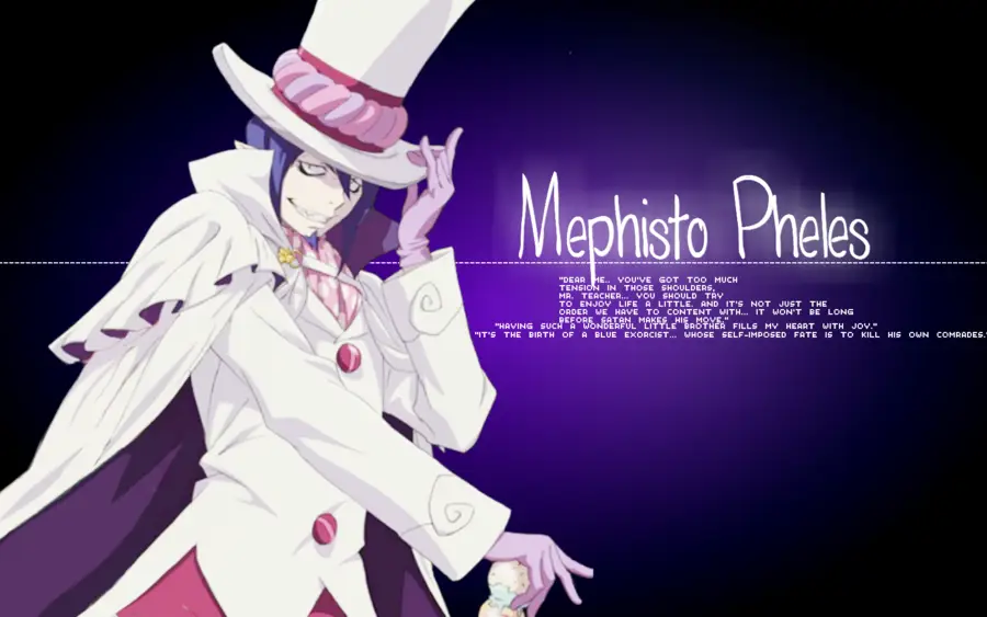 Mephisto Pheles, karakter antagonis yang misterius dalam Blue Exorcist