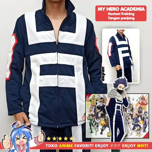 Gambar berbagai merchandise Boku no Hero Academia yang dijual di Indonesia