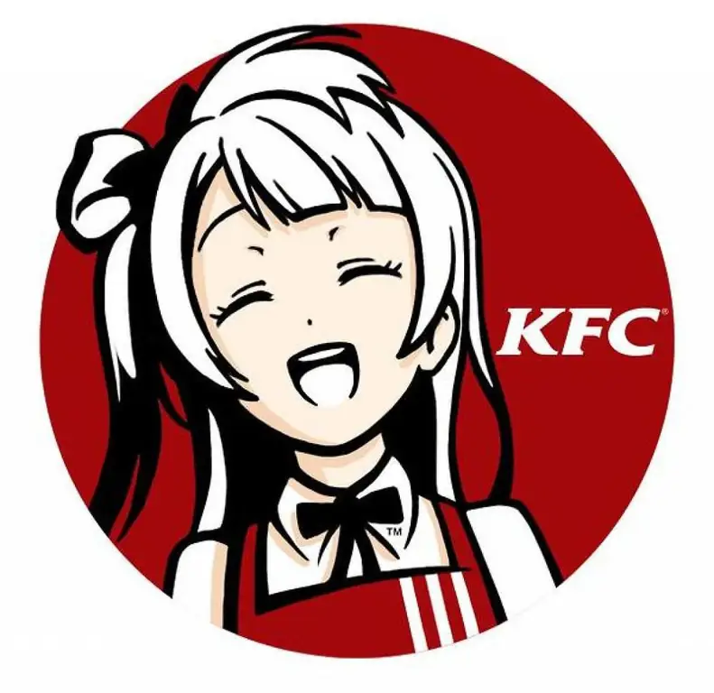 Contoh merchandise KFC bertema anime