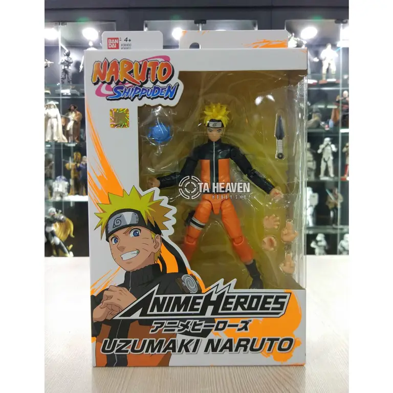 Gambar merchandise Naruto yang dijual di Indonesia