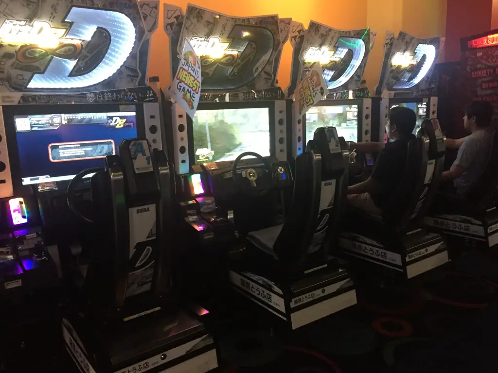 Gambar mesin arcade Initial D