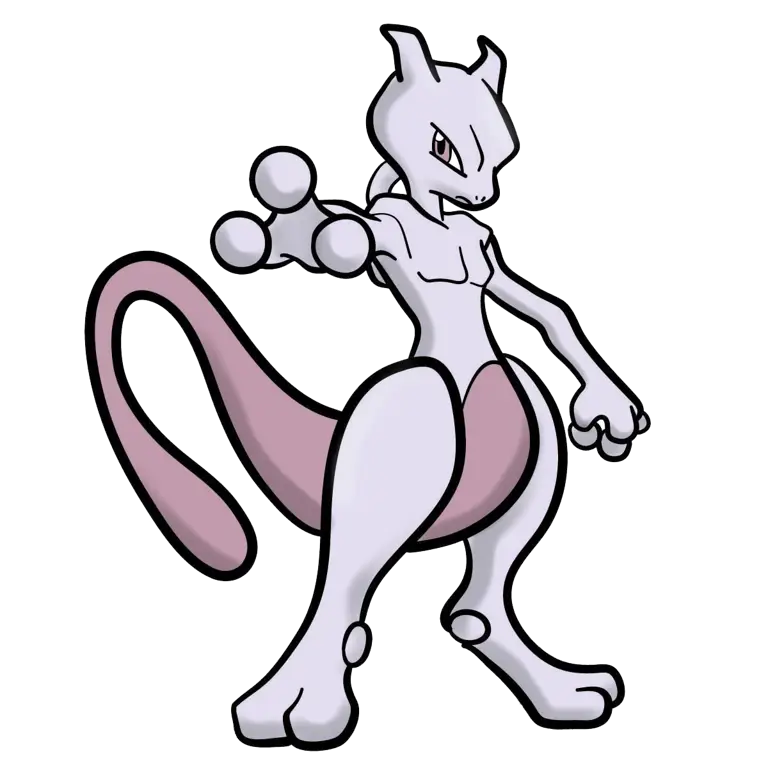 Mewtwo, Pokemon kuat yang menjadi tokoh utama dalam Pokemon Movie 4