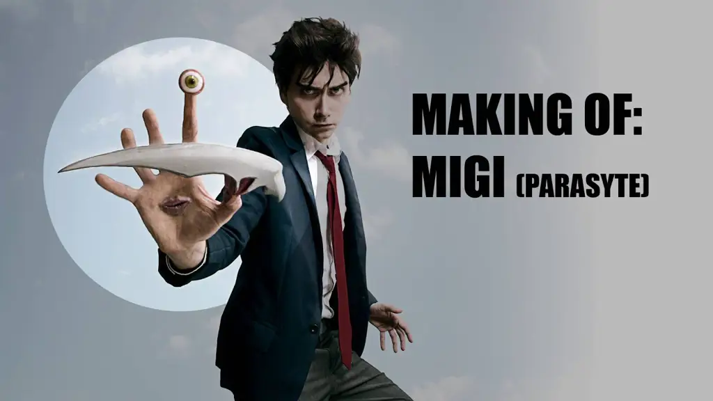 Karakter Migi, parasit yang merasuki tangan Shinichi