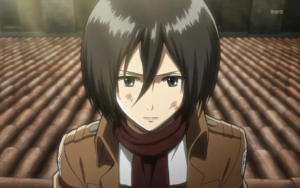 Gambar Mikasa Ackerman di Attack on Titan Season 4