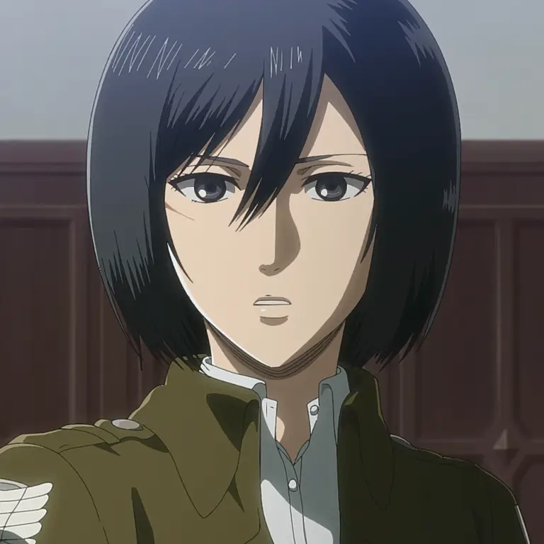 Mikasa Ackerman, Sahabat Setia Eren Gambar Mikasa Ackerman di Shingeki no Kyojin Season 4