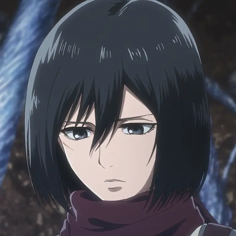 Gambar Mikasa Ackerman di Season 4 Attack on Titan