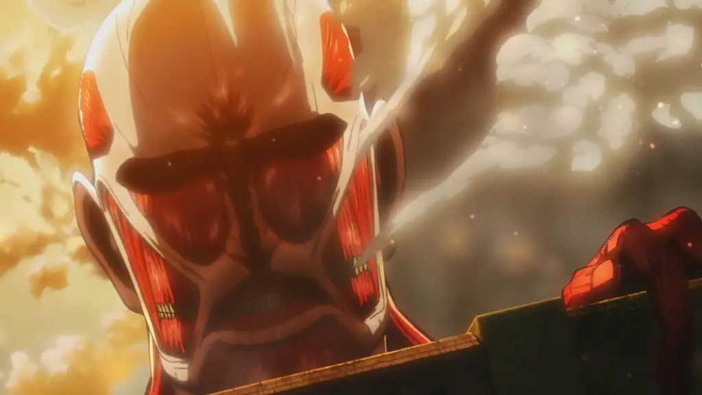 Gambar Mikasa Ackerman di episode pertama Attack on Titan