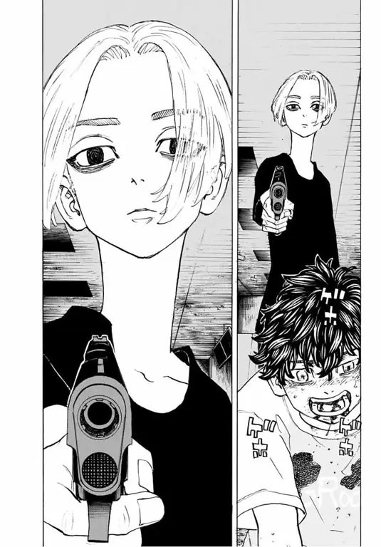 Mikey dalam manga Tokyo Revengers chapter 218