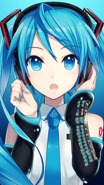 Gambar Miku Chan yang imut dan menggemaskan