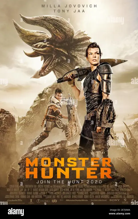 Adegan film Monster Hunter yang menampilkan Milla Jovovich