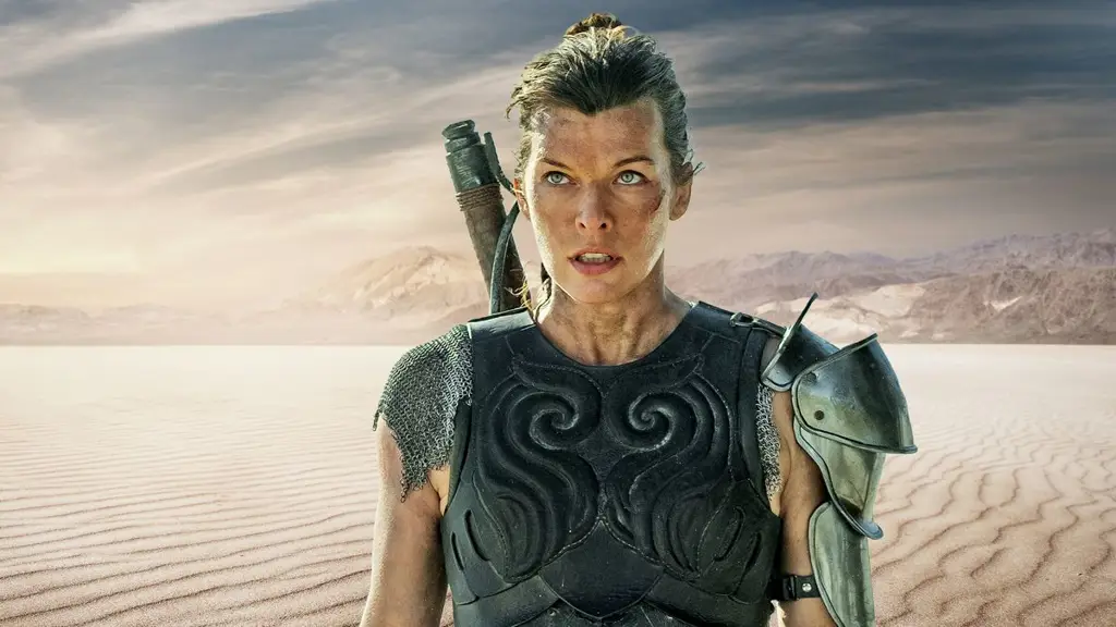 Milla Jovovich sebagai pemeran utama dalam film Monster Hunter