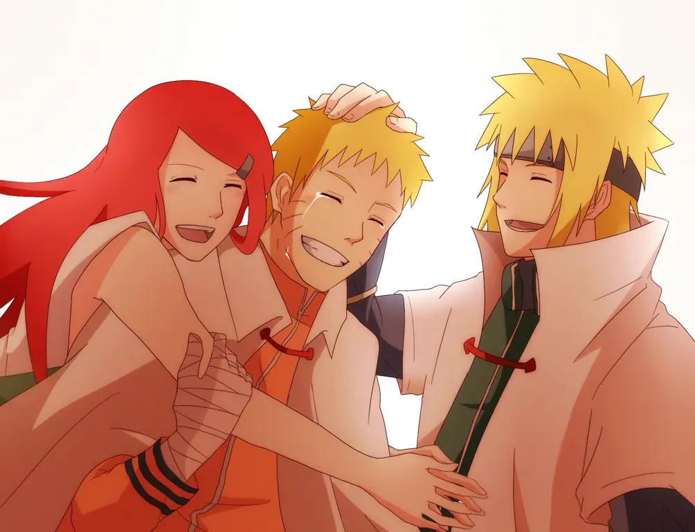 Gambar Minato dan Kushina bersama