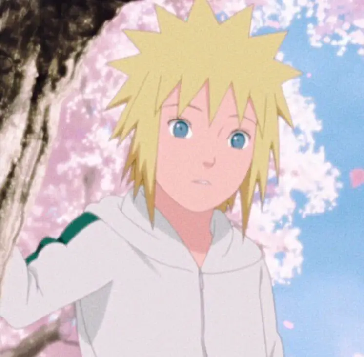 Minato Namikaze muda sebagai Hokage