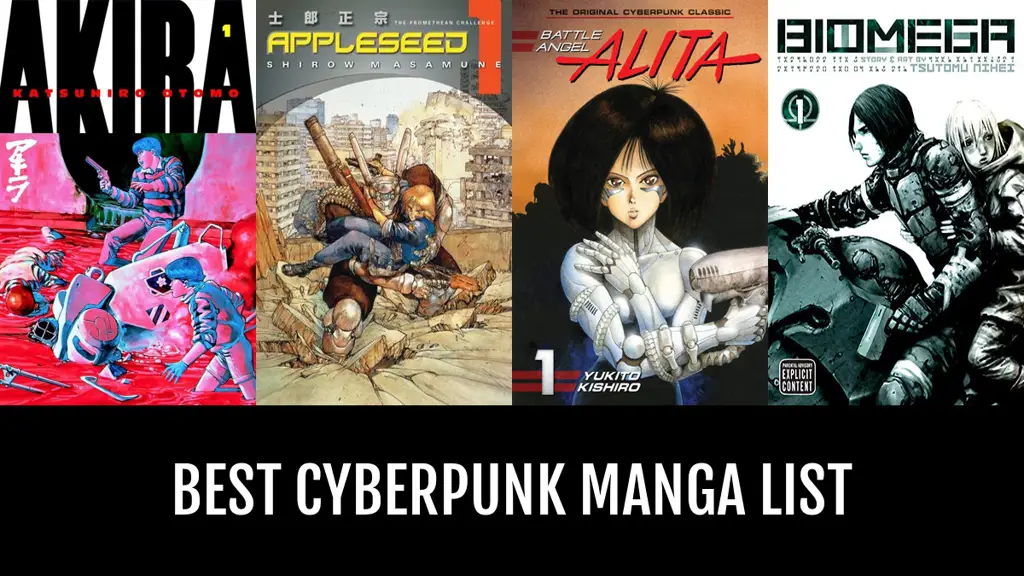 Gambar manga cyberpunk dengan tema pengendalian pikiran