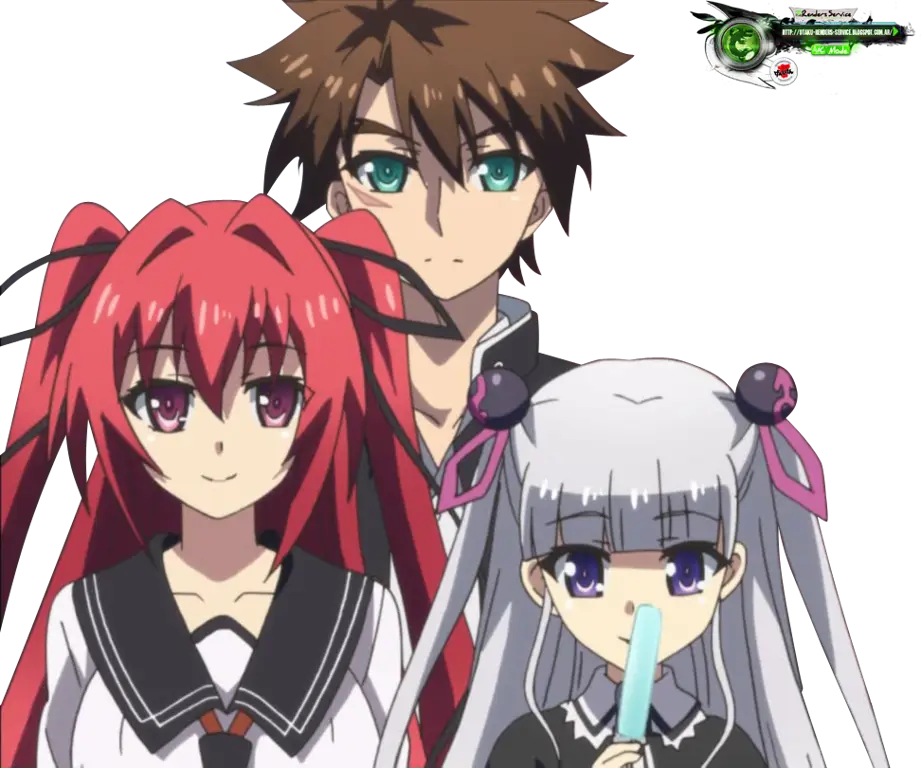 Gambar Mio dan Maria dari Shinmai Maou no Testament