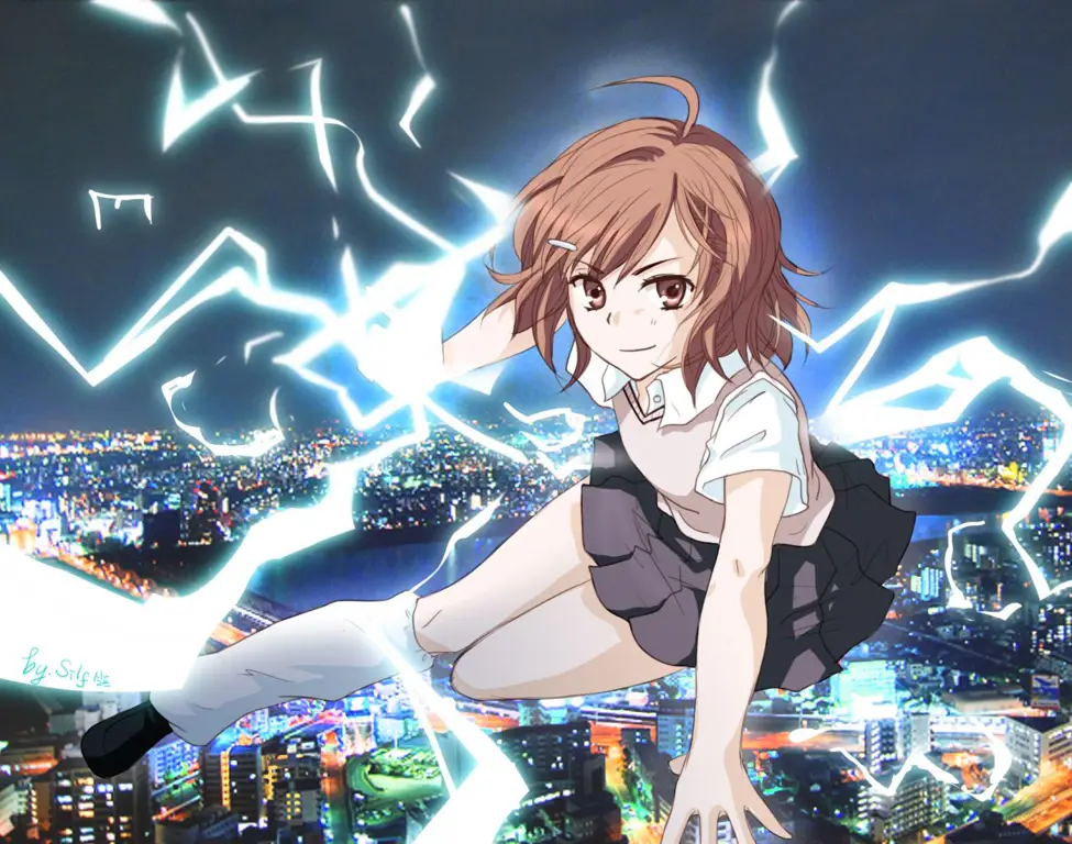 Misaka Mikoto, sang Electromaster Gambar Misaka Mikoto dari To Aru Majutsu no Railgun