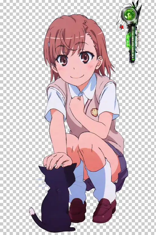 Gambar Misaka Mikoto dari anime Railgun