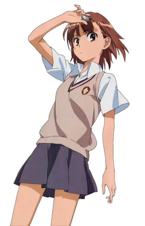 Gambar Misaka Mikoto dari anime Toaru Kagaku no Railgun