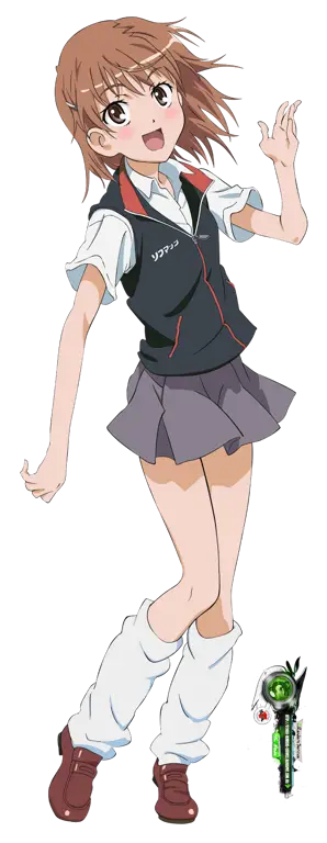 Gambar Misaka Mikoto dari anime Railgun