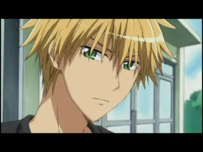 Misaki Ayuzawa dan Usui Takumi, karakter utama dalam anime Kaichou wa Maid Sama!