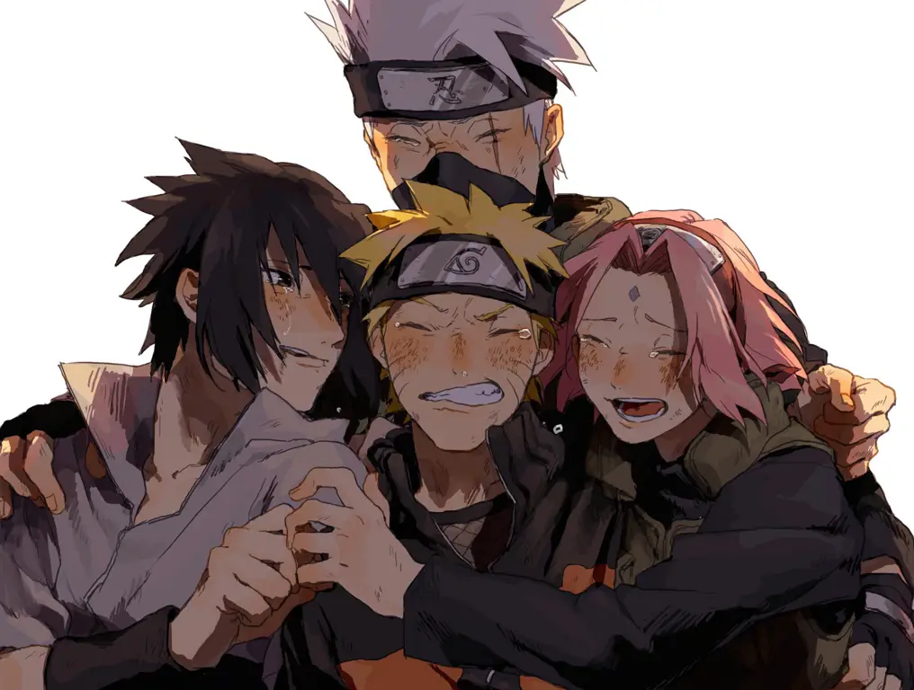 Tim 7 Naruto dalam misi pertama mereka.