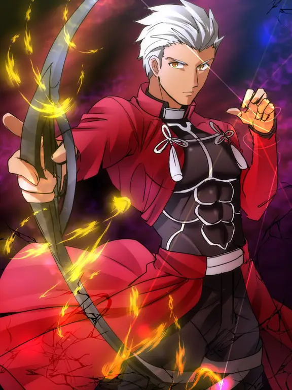 Gambar Archer dalam Fate Stay Night: Unlimited Blade Works