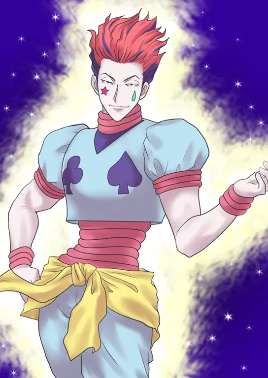 Hisoka Morow dalam anime Hunter x Hunter