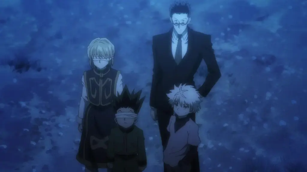 Gambar sosok misterius Phantom Rouge dalam anime Hunter x Hunter