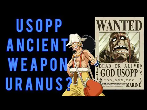 Gambar ilustrasi Uranus, senjata kuno One Piece yang misterius