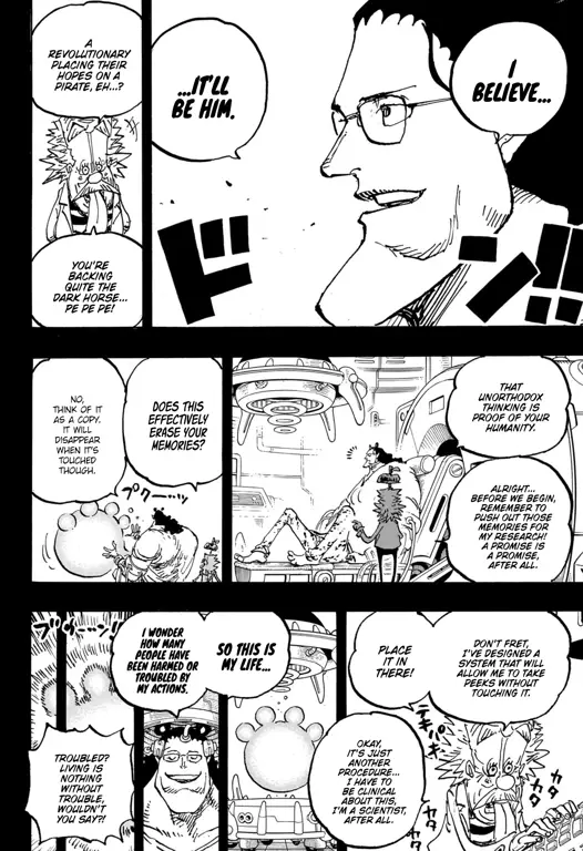 Vegapunk dalam One Piece chapter 1102