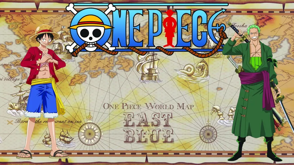 Peta dunia One Piece