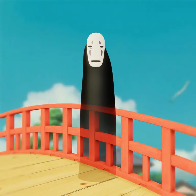 Roh tanpa wajah, salah satu karakter ikonik di film Spirited Away