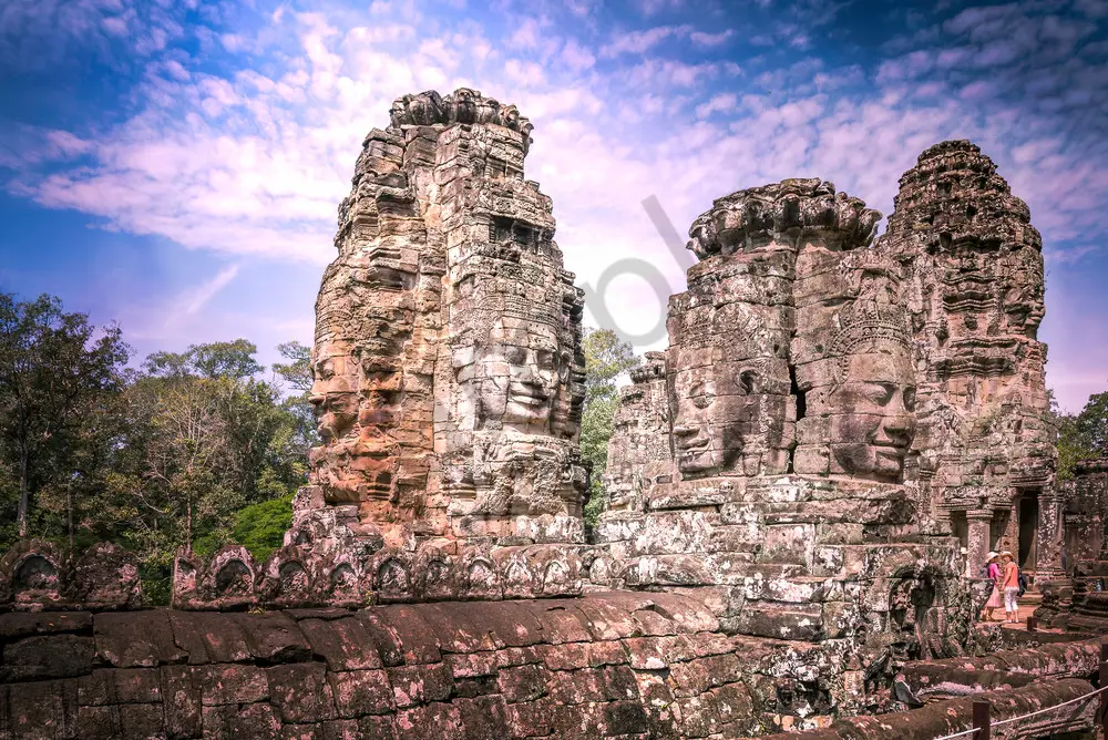 Wajah-wajah di Candi Bayon