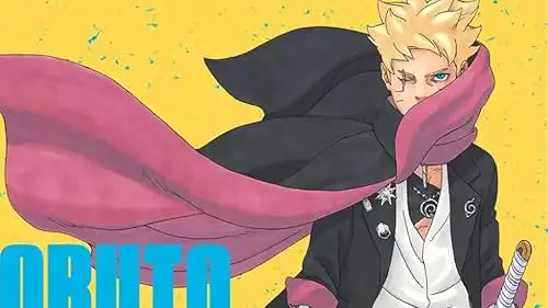 Gambar yang menampilkan misteri atau teka-teki dalam anime Boruto