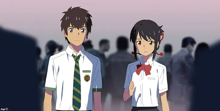 Karakter Mitsuha Miyamizu dalam Kimi no Nawa