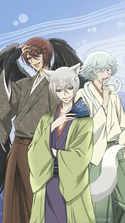 Gambar Mizuki dan Kurama dari Kamisama Hajimemashita