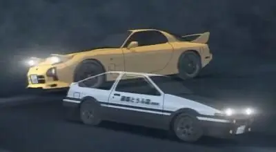 Gambar mobil AE86 Trueno dari Initial D Fourth Stage