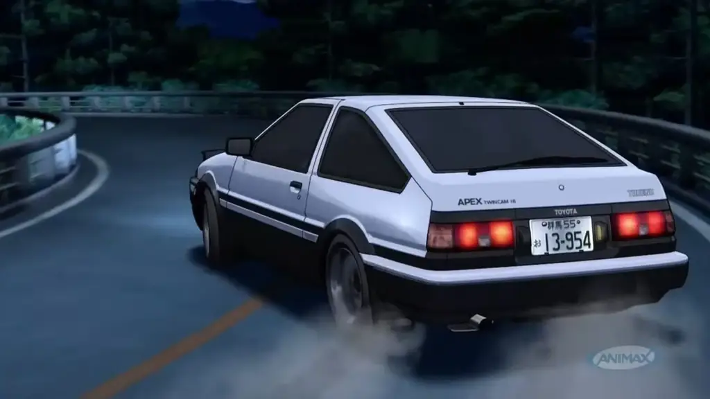 Gambar AE86 Trueno, mobil ikonik dalam manga Initial D