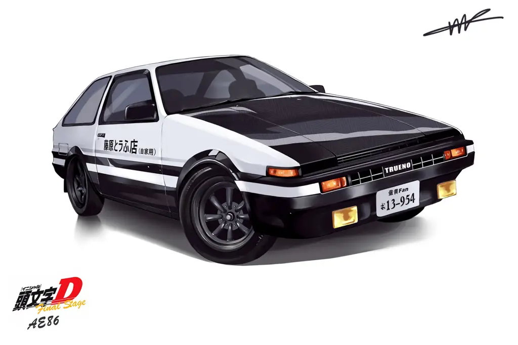 Gambar AE86 Initial D