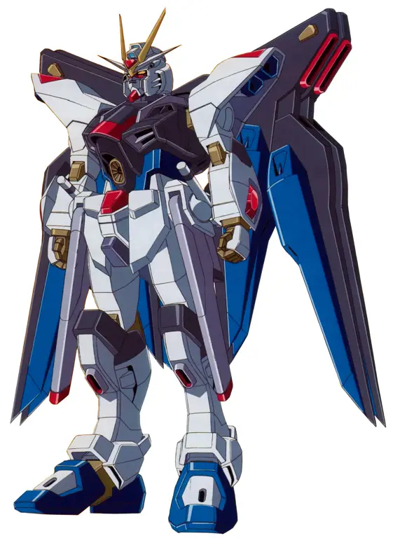 Gambar Mobile Suit Strike Freedom Gundam dari Gundam SEED